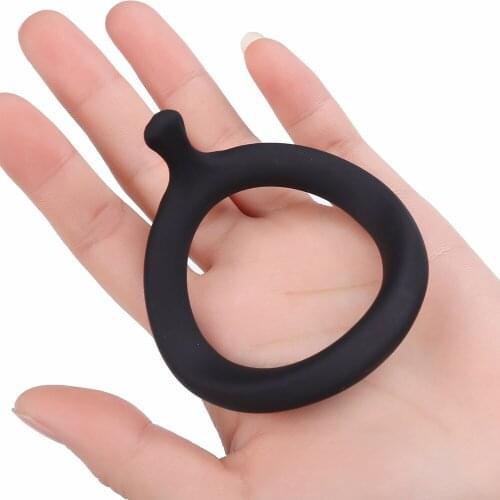 100% silicone Inner size: 45mm silicone delay ring for cock penis cockring sex time lasting sex toy for man