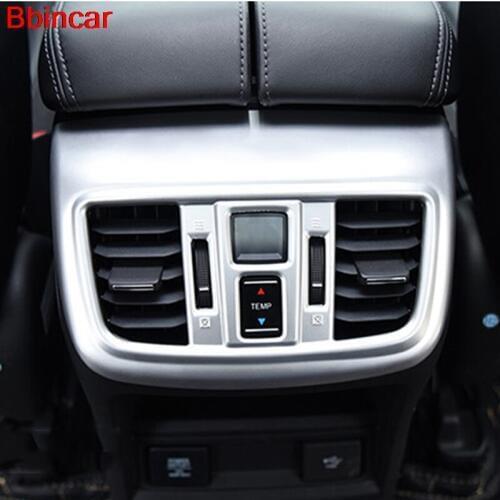 Bbincar ABS Chrome Car Glove Storage Box Lock switch Cover Trim Decoration Frame Cover FOR HONDA URV UR-V 2017