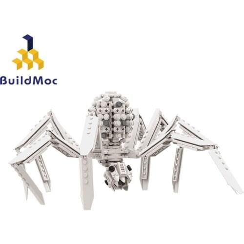 Buildmoc Star Series Movie Animal Figures Ice Spider Version 2 MOC Building Blocks Assemble Bricks Model Toys For Children