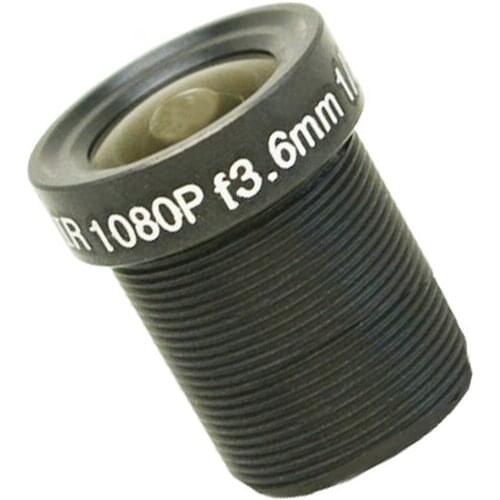 CCTV Camera 3.6mm Lens 1080P 76 Degree MTV M12 x 0.5 Mount Infrared Night Vision Lens For CCTV Security Camera