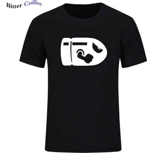 Summer Fashion Bullet Bill T Shirt Men Short Sleeve Cotton O-neck T-shirt Mans Clothing Plus Size Hip Hop Tops Tee