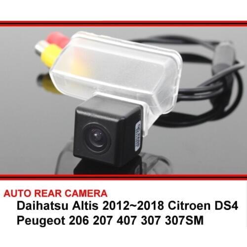 For Daihatsu Altis Peugeot 206 207 407 307 307SM Citroen DS4 Car Waterproof Reverse Backup Rear View Camera HD Night Vision