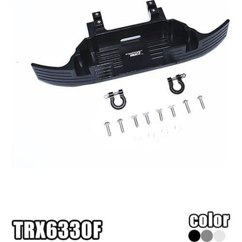 Metal Servo Forward Front Bumper with U-shaped Hook for 1/10 TRAXXAS TRX6 G63 TRX4 G500 RC Car Parts Accessories