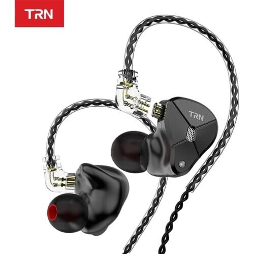 TRN BA5 5BA Driver Untis Metal In Ear Earphone IEM HIFI Monitor Running Sport Headset Stage Resolution Detachable 2Pin