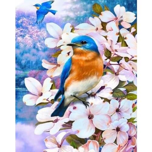 New Diamond Embroidery Flower Bird 2019 5d Diamond Painting Full Square Rhinestones Picture Diamond Mosaic Beadwork