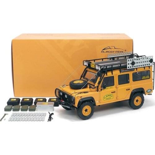Almost Real 1:18 New Model Car Boy Sound Light Toy Gift Collection with Land Rover Guard Collect decorative toys Arts and Crafts