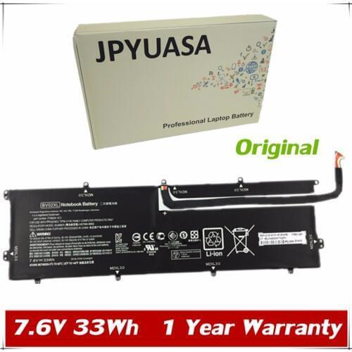 7XINbox 7.6V 33wh Original BV02XL Laptop Battery For HP ENVY X2 Detachable 13 Series 775624-1C1 776621-001 HSTNN-IB6