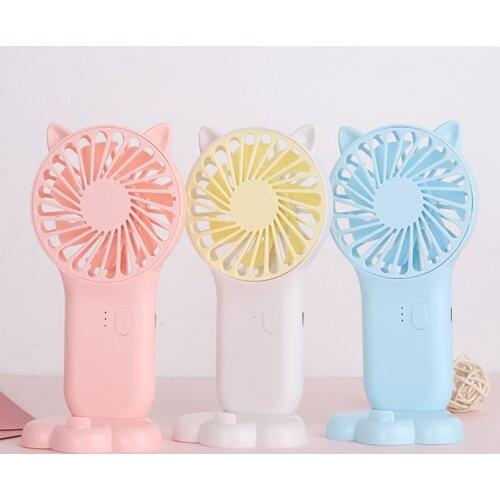 Handheld Fan Portable 800mah Rechargeable Fan 3 Speed Setting USB Charging For Home Office Travel And Outdoor Air Cooler