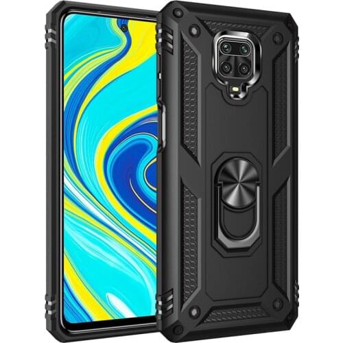 Shockproof Armor Case For Xiaomi Mi Redmi Note 9 Pro Max 9S 8 7 Pro 8T 9T 10T POCO X3 NFC M3 A3 SE Lite Rugged Ring Stand Covers