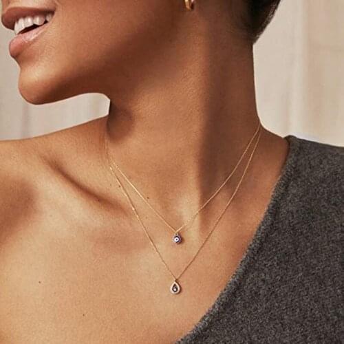 Q39C 10Pcs Turkish Devils Eye Diy Jewelry Accessories Blue Eyes Single Hanging Dripping Alloy Pendant Bracelet Pendant