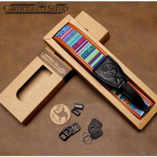 Camera Straps Retro Vintage VNS Soft Multi-color Neck Strap for Canon Fuji Nikon Olympus Panasonic Pentax Sony Cameras