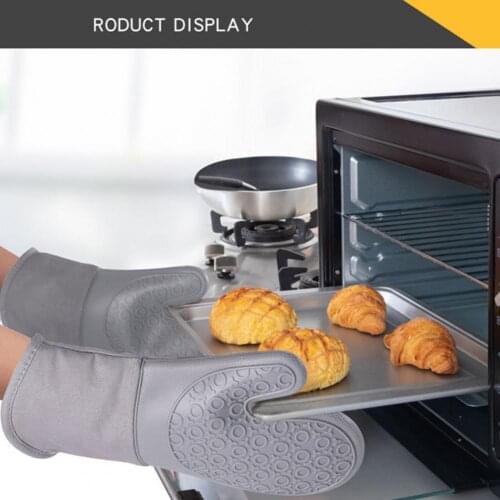 Silicone Oven Gloves, hHat-Resistant Oven Gloves For Heat Insulation, 800 Degrees Fire-Resistant Microwave Oven Gloves Hand Clip
