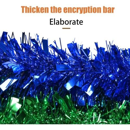 10Strip/Lot ​Garland Ribbon Christmas Wedding Color Strips Festive Adorn Plastic Top Garland Christmas Decoration Supplies