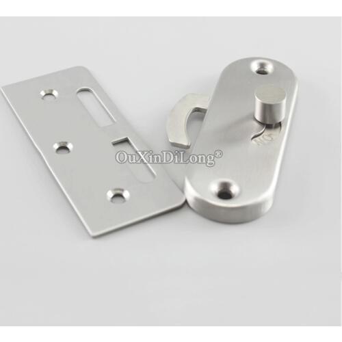 High Quality 2PCS 304 Stainless Steel Sliding Door Hook Lock Closet Bathroom Kitchen Balcony Door Latch Lock Shift Locks