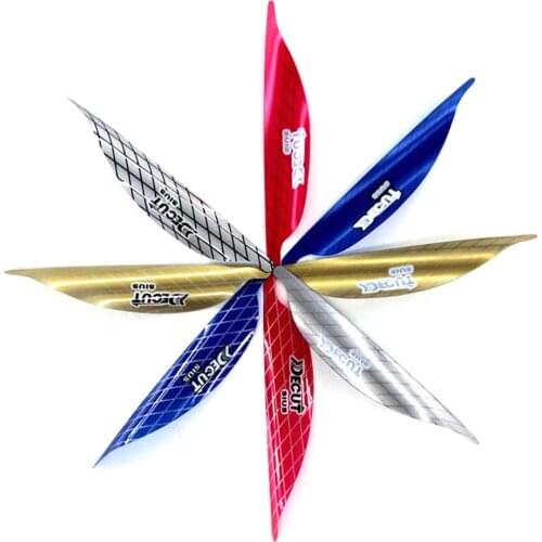 50pcs Hottest Archery Spin Vanes 1.56/1.75/2 inch Spiral Feather DIY Arrow Archery With sticker Tape Arrow Accessories RW