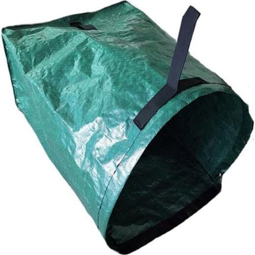 53 Gallon Garden Leaf Bag Resuable Leaf Sack Foldable Lawn Yard Dustpan Garbage Waste Collection Container Storage Bag