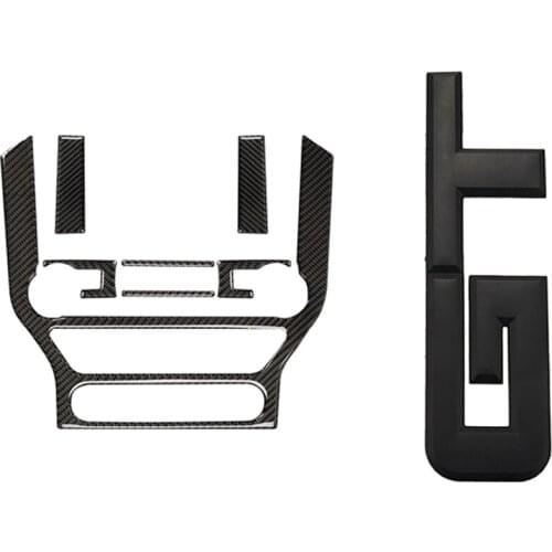 3D Gt Logo Car Sticker Fashion Car Decor Sticker & Central Control Panel Interior Trim Cover For Ford Mustang 2015-2020