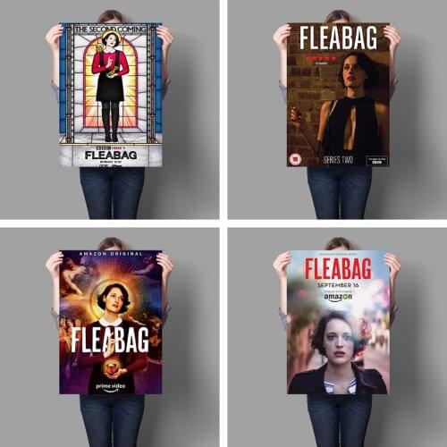 British Popular Comedy TV Series Fleabag Retro Abstract Wall Art Canvas Painting Poster Print Wall Picture Home Room Decoration