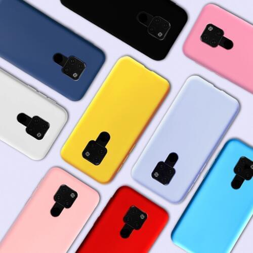 Phone Case for Huawei Mate 20 Pro Case Shockproof TPU Soft Protector bumper 360 Slim Candy Matte Cover for Huawei Mate 20 Coque