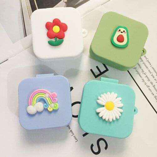 For xiaomi Air 2 SE Case Cute Cartoon Avocado / Rainbow flower / funny Fruit Protective Earphone Cover For xiaomi Air2 SE case