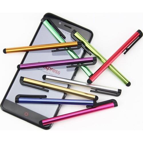 Colorful 2000pcs/lot Promotion Universal Capacitive Touch Pen Stylus Pen for Iphone 7 6 5 for Ipad for Samsung