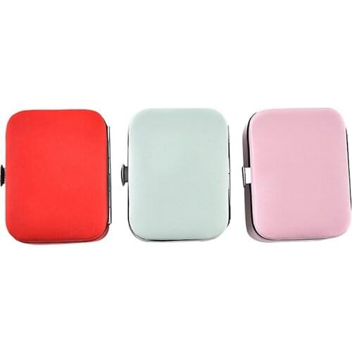 Travel Jewelry Packing Box Cosmetic Makeup Organizer Jewelry Box Earrings Display Rings Organizer Jewelry Casket Carrying Case