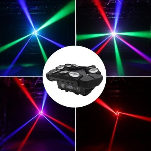 Nieuwe Collectie Mini Led 9X10W Led Spider Licht Rgbw 16/48CH Dmx Podium Verlichting Dj Led spider Moving Head Beam Licht