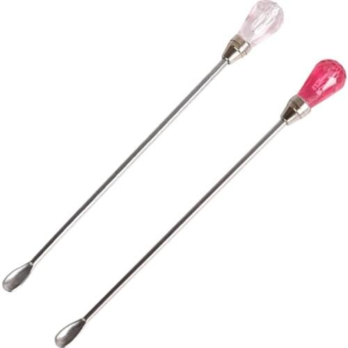 Lacquered Stirring Rod Seal Rose Metal Stirring Rod Wax Burning Stirring Spoon Seal Wax Seal Tool Accessories