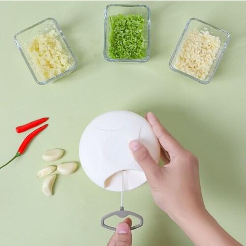 Hand-Pulled Meat Grinder Kitchen Vegetable Cutter Pounded Garlic Puree Multi-Function Vegetable Tools Gadgets