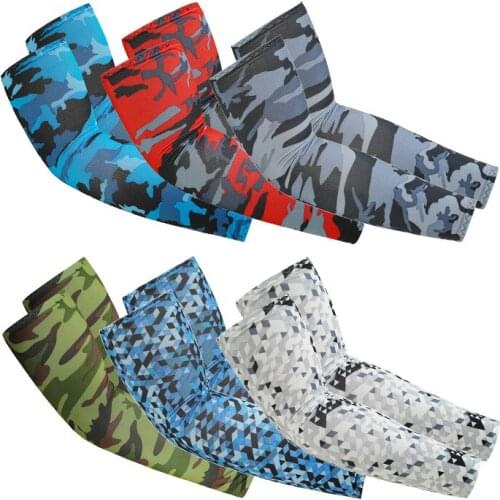 Outdoor Cycling Arm Protection print Sun UV Ice Silk oversleeve Sports Protective Comfort Breathable Use For Running Racing