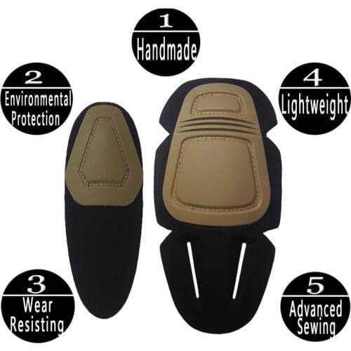 Knee Pads and Elbow Pads,Camouflage Combat Uniforms, Military Uniforms 2 Knee Pads 2 Elbow Pads Are Only Suitable for Frog Suits