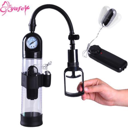 Penis Pump No Vibrator Penis Enlargement Vacuum Pump Penis Extender Man Sex Toys Penis Enlarger Adult Sexy Product for Men