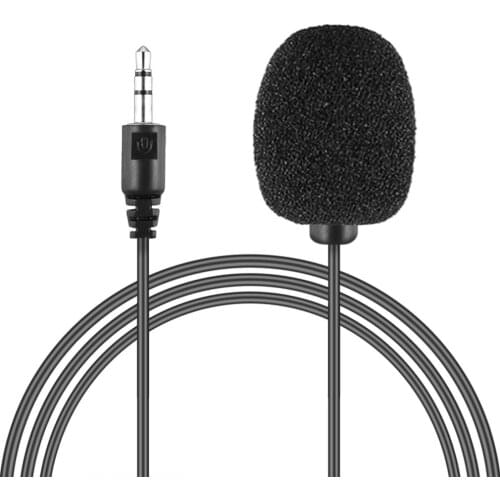 2020 Newest Portable External 3.5mm Hands-free Mini Wired Clip-on Lapel Lavalier Microphone For PC Laptop 3.5mm Externalx Hot
