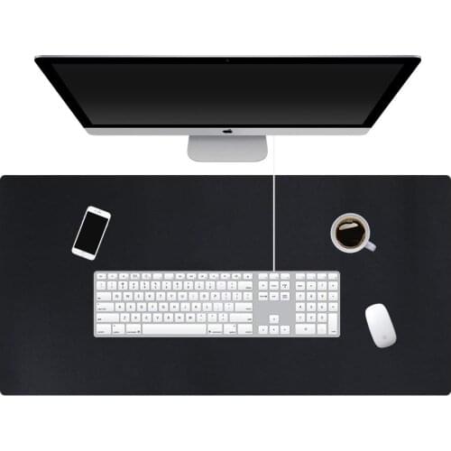 New Arrival Office Supplies Desk Mats Faux Leather Computer Desk Pad Blotter Gaming Large Mouse Pads Table Mat 4 Sizes