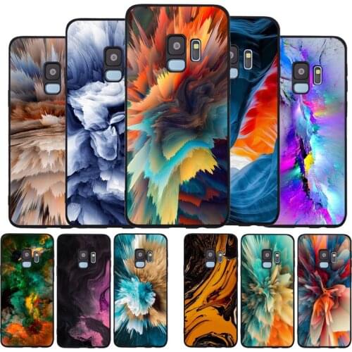 Painted Protective Black TPU Silicone Soft Phone Case For Samsung Galaxy S20 S10 S9 S8 Plus Lite NOTE 10 9 8 S7 EDGE