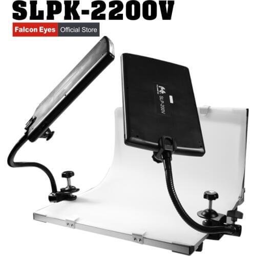 SLPK-2200V folding shooting station translucidus recording studio still life table background PVC plate photo table Falcon Eyes
