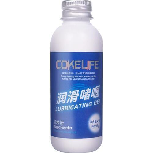 COKELIFE Magic Powder Lubricant Mix With Water 5g Create 50g water based Lubricants fisting For Sex Anal Gel & Body Massage Oil