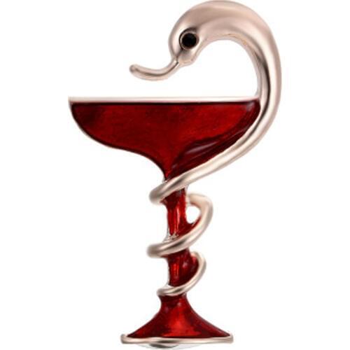 Alloy Enamel Snake Brooch Pins Women Garment Jewelry Sweater Scarf Buckle XZ403