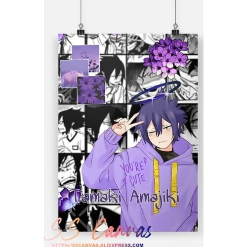 Tamaki Amajiki My Hero Academia BNHA Canvas Painting Home Decor Wall Art Pictures Bedroom Living Room Decoration Prints Poster