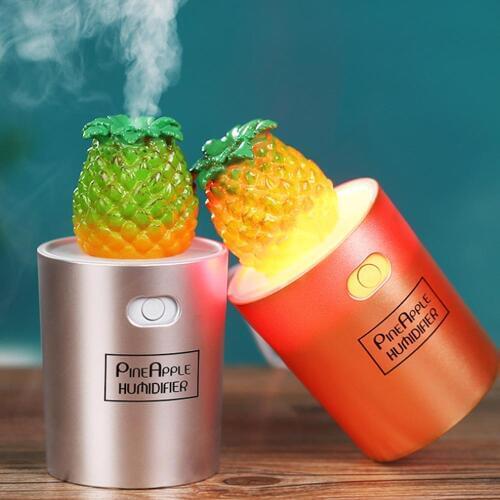 Modern Pineapple Shaped Ultrasonic USB Ultrasonic Air Humidifier Mini Aroma Diffuser Essential oil Aromatherapy Cool Mist Maker
