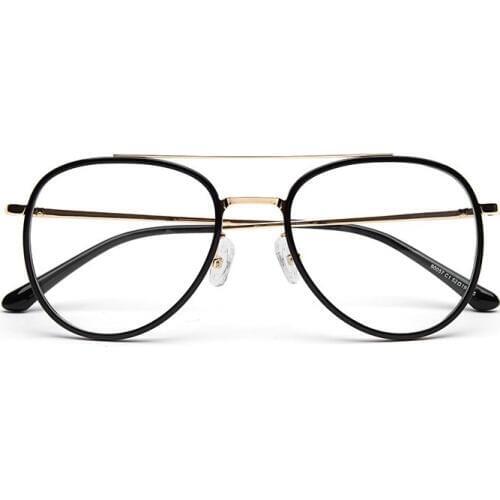 Vazrobe Aviation Glasses Men Women Fashion Eyeglasses Frames Woman Female Prescription Spetacles Degree Myopia Diopter Pilot
