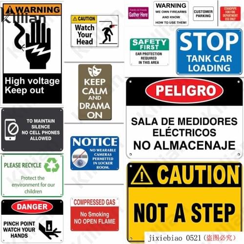 Vintage Metal Plaque Animal Ban Token Metal Poster Home Decoration Text Metal Painting Metal Plate Bar Club Home Decoration