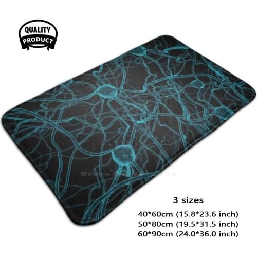 You Get On My Es! 3D Soft Non-Slip Mat Rug Carpet Foot Pad Cell E Brain Science Neural Synapse Axon Biology Neuron Micro