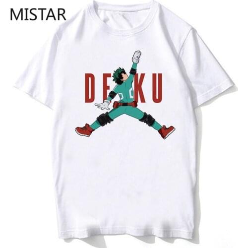 Boku No Hero Academia Printed cartoon t shirt women casual white tops fashion harajuku t-shirt short sleeve graphic tee women