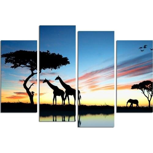 Animals like canvas art print posters wall decoration painting home child room