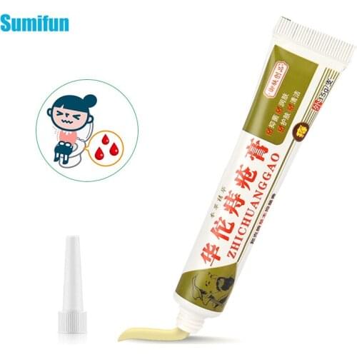 1Pc 15g Powerful Hemorrhoids Cream Chinese Medical Ointment External Internal Hemorrhoids Plaster Relieve Anal Pain