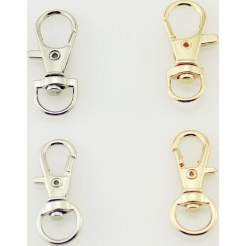 10pcs Zinc Alloy Lobster Clasp Snap Hook Key Chain Ring Paracord Lanyard DIY Craft Outdoor Backpack Bag Buckles accessory Parts