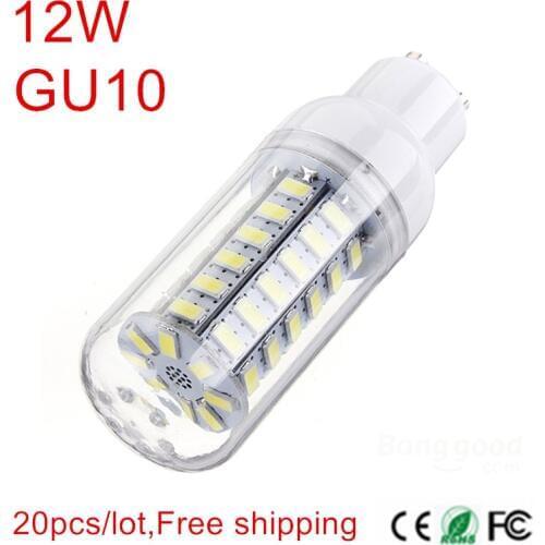 20PCS High Power 12W LED Lamp 5730 SMD LED Bulb GU10 Corn light LED Light Bulbs led Candel light AC220V 230V 240V
