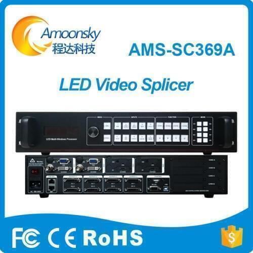 2x2 4k video wall controller sc369a support horizontal mirroring function outdoor full color led screen panel display usage