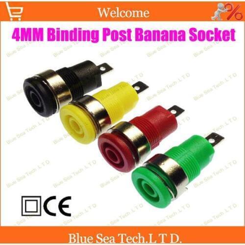 5pcs High Quality 4MM Binding Post Banana Socket/jack for Multimeter Oscilloscope instrument,High voltage panel Free shipping